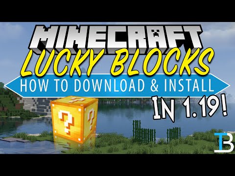 Unleash Insane Luck in Minecraft 1.19 - Lucky Block Mod Tutorial