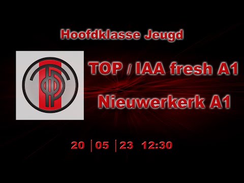 Wedstrijd in de Hoofdklasse Jeugd, TOP/IAA fresh A1 tegen Nieuwerkerk A1 op zaterdag 20 maart 2023