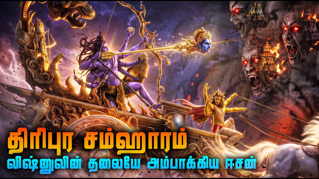 🔱ஈசன் நிகழ்த்திய பிரம்மாண்ட போர்க்களம்.! | பறக்கும் ?
