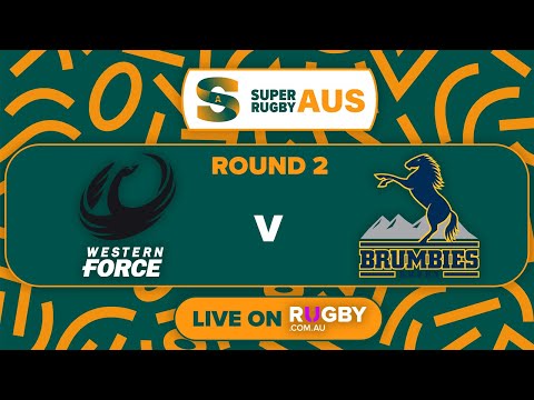 Western Force v ACT Brumbies | Round 2 | Super Rugby Aus 2025