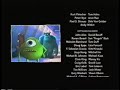 Closing To Monsters Inc Dutch VHS