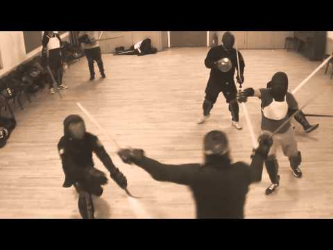 Schola Gladiatoria team melee games - historical fencing