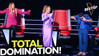 AUDITIONS Where 4 Chair Turns WEREN'T Enough on The Voice | Top 5