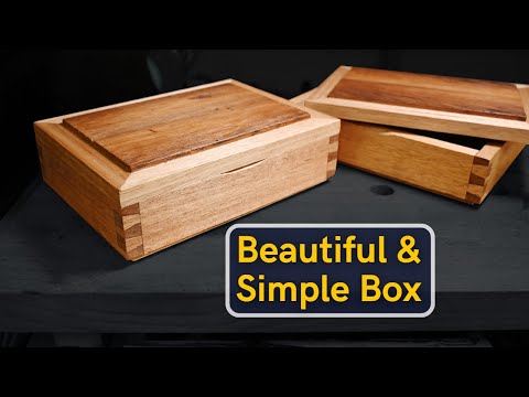 Keepsake Box with dovetails | Hand tool woodworking