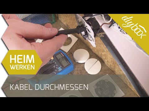 Measuring cables: Continuity test with a multimeter