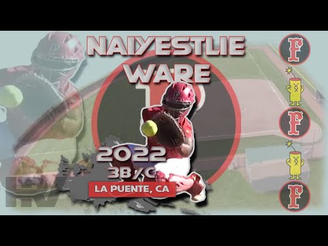 2022 Naiyestlie Ware Catcher and Third Base Softball Skills Video -  Firecrackers-Steiner/Bastien