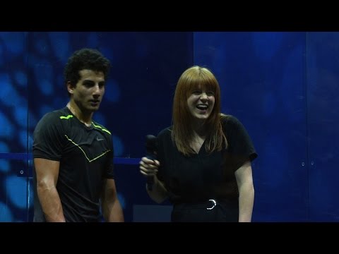 Squash: Mazen Hesham Post-Match Interview : British Open 2015 [Rd2]