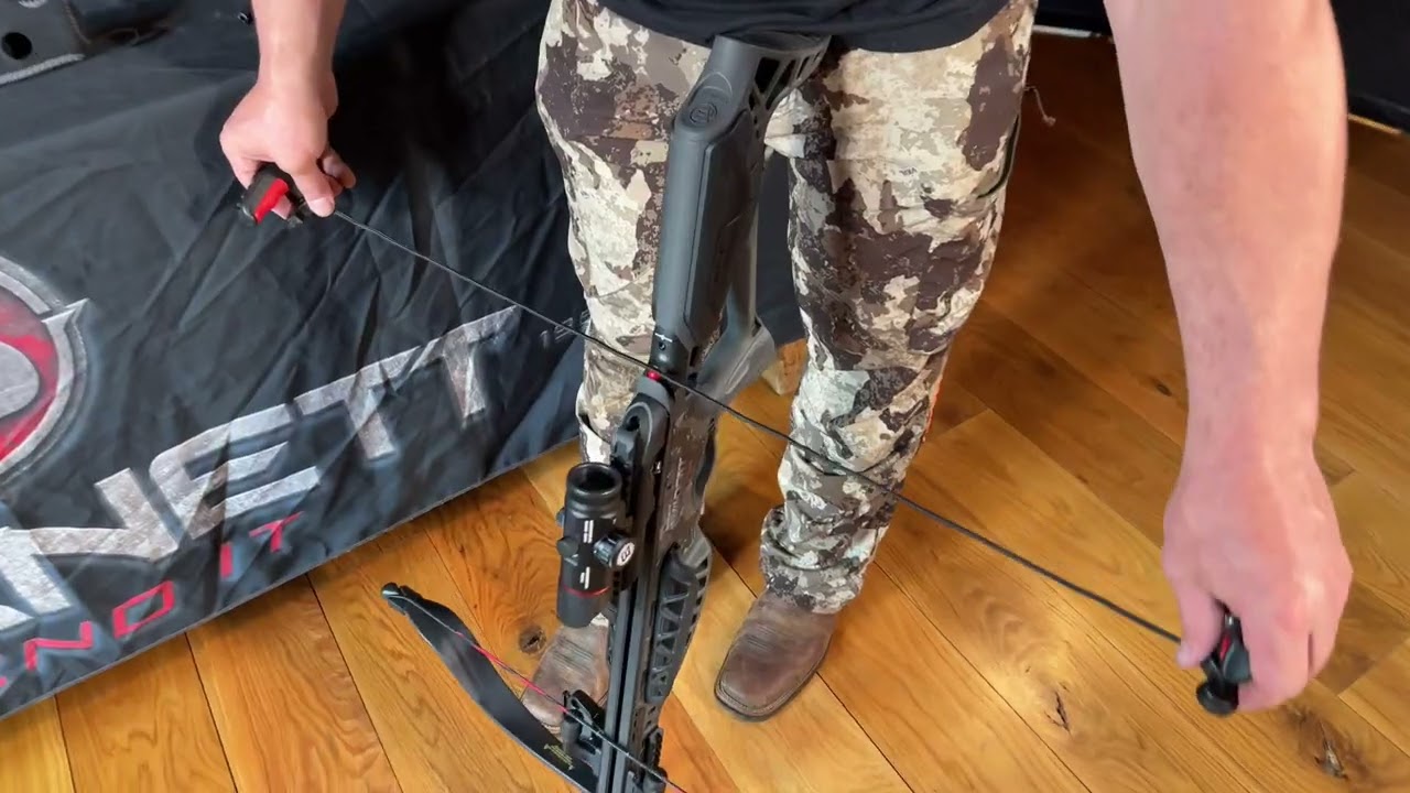 Wildcat CRX Crossbow - Cocking the Crossbow