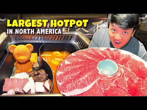 LARGEST HOTPOT in NORTH AMERICA! Wagyu Beef FEAST at...