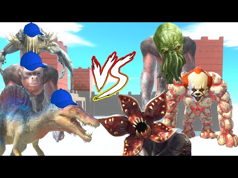 KING GORO + SCOURGE + SPINO VS CTHULHU + DEMOGORGON + PENNYWISE - ARBS