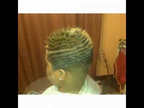Precision mohawk & short haircuts l Black hair salon...