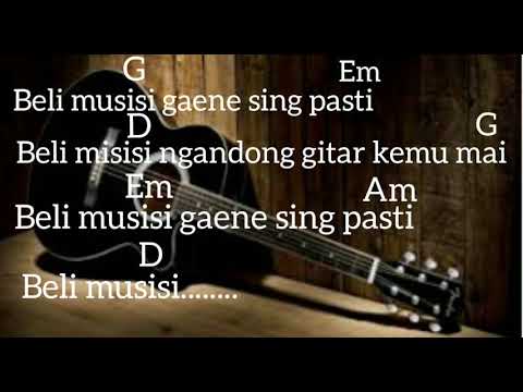 AA Raka Sidan-Beli musisi (kunci gitar+lirik)