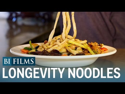 These are 'longevity noodles' — a delicious Chinese dish that's eaten for good luck
