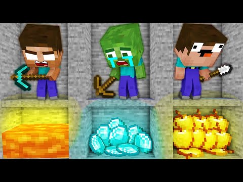Monster School : RUN OF LIFE CHALLENGE 2 - Minecraft Animation