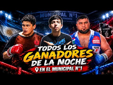 Todos los GANADORES de la Noche en el Municipal N°1 | El Ring del Fuego