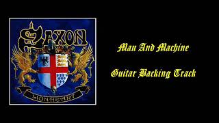 Saxon - Man And Machine (Guitar Backing Track)