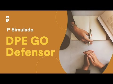 1º Simulado Concurso DPE GO Defensor Correção