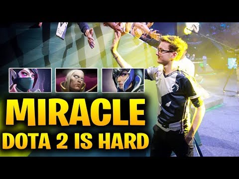 MIRACLE: DOTA 2 NOT EVEN TRY HARD [3 Games]