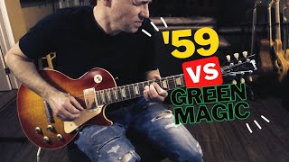 Video thumbnail for Seymour Duncan '59 vs Green Magic Pickups by Clint Curtis