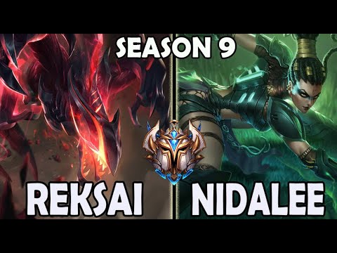Reksai vs Nidalee JUNGLE Rank #1 Challenger NA