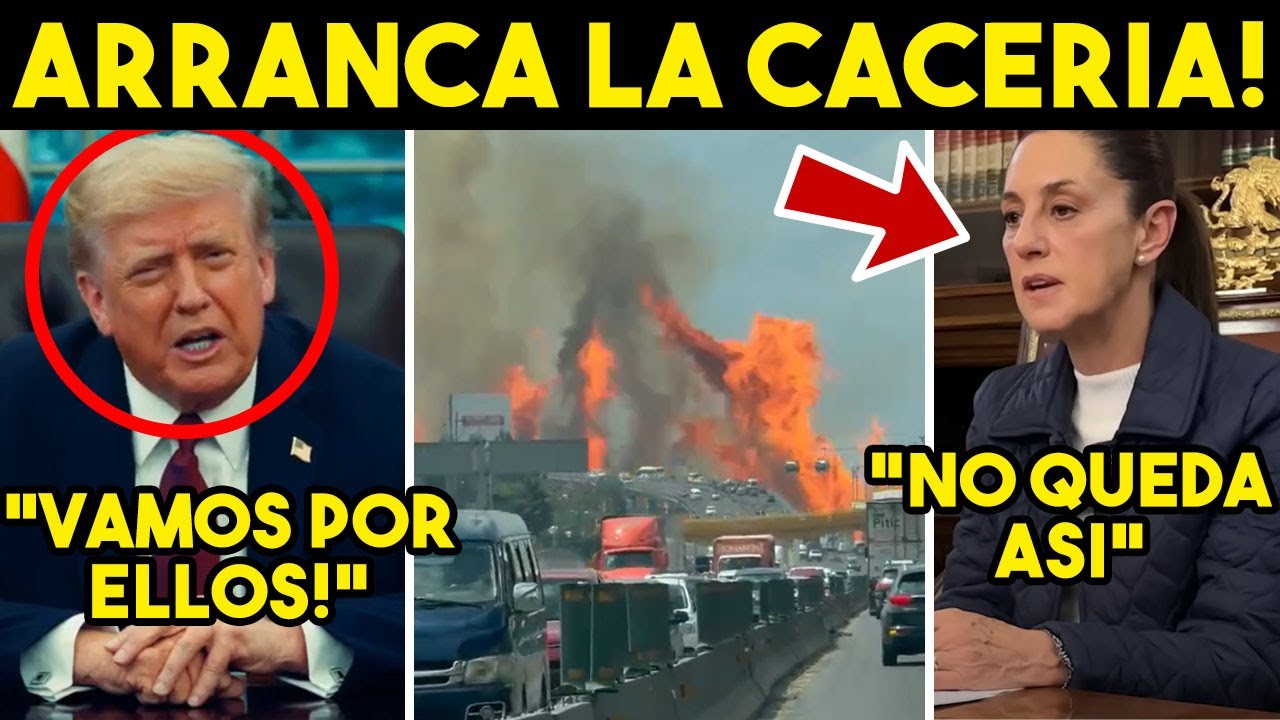 MOMENTO IMPACTANTE! TRUENA TRUMP, PIDEN GU3RR4 EN EU. SALE CLAUDIA DE INMEDIATO, CAEN 70. HOY