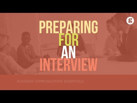 Preparing for an Interview