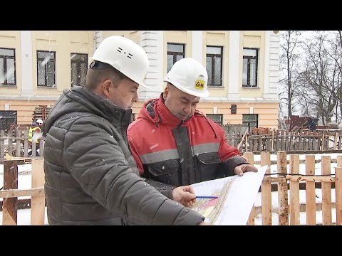 Новые социально значимые объекты возводят в Гомеле видео