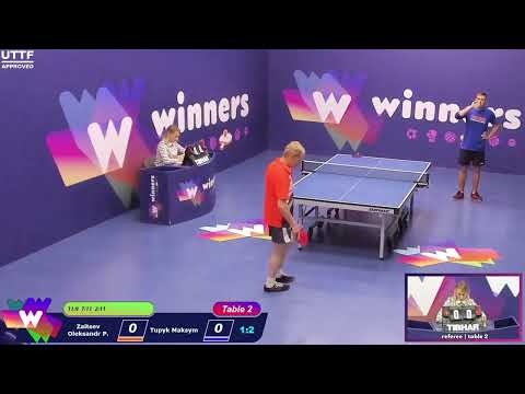 Winners League  31.08.21 Zaitsev Oleksandr P. - Tupyk Maksym  13:00