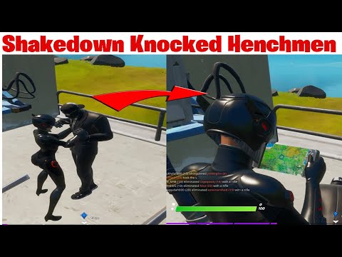 Fortnite Shakedown Knocked Henchmen in different matches