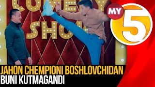 Jahon chempioni boshlovchidan buni kutmagandi - COMEDY SHOW