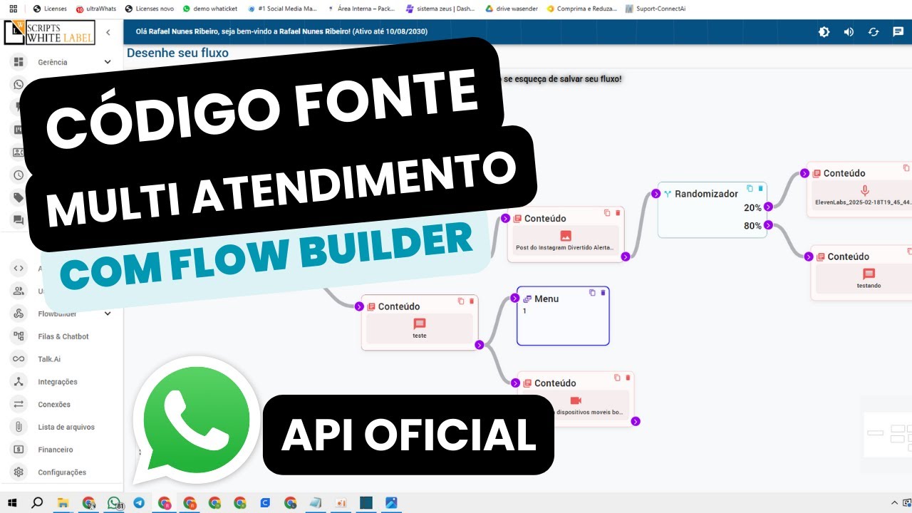 🚀 Revolucione seu Atendimento! Solução Completa com Flow Builder + API Oficial do WhatsApp 🚀