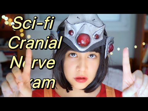 ASMR🇫🇷Cranial Nerve Exam with Yoko Tsuno (ENG SUB)