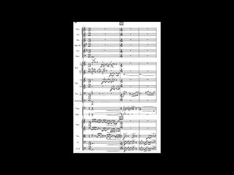S. Barber - Second Essay for Orchestra [SCORE VIDEO]