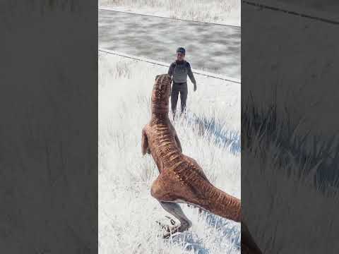 HE THOUGHT FOR A MOMENT THAT THE RAPTOR WAS FRIENDLY! - Jurassic World Evolution 2