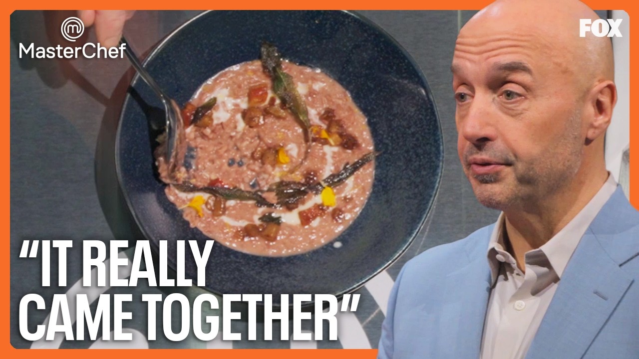 Young Italian Chef Takes A BIG Risk With His Audition Dish | MasterChef