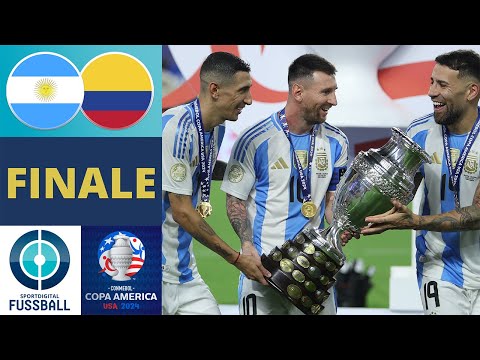 Argentinien gewinnt die Copa América! Martinez trifft zum Sieg | Argentinien - Kolumbien