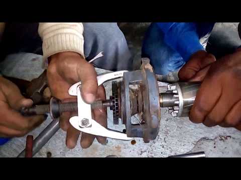 Remove impeller of a water pump hindi tutorial