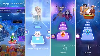 Let It Go Vs Mente Má Vs Yosho Hai Montagem Vs Enjoy The Summer - Tiles Hop | V Gamer 💥