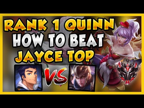 THIS IS HOW YOU DESTROY LANE BULLY JAYCE WITH QUINN TOP (SUPER STOMP) - League of Legends