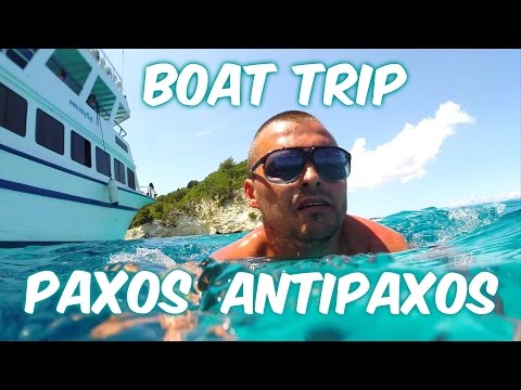 PARGA boat trip to PAXOS, ANTIPAXOS, BLUE CAVES 2014