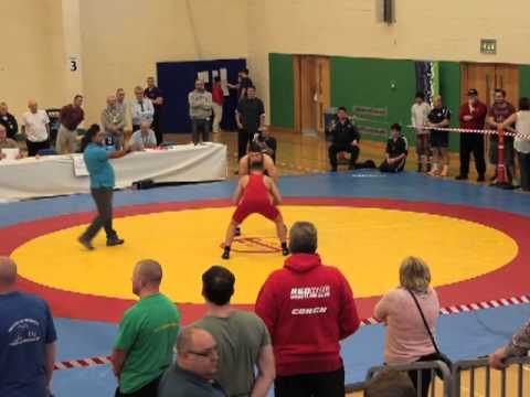 Soslan Tuaev (IRE) vs Oliver Parker (GBR), 84kg - British Juniors 2013