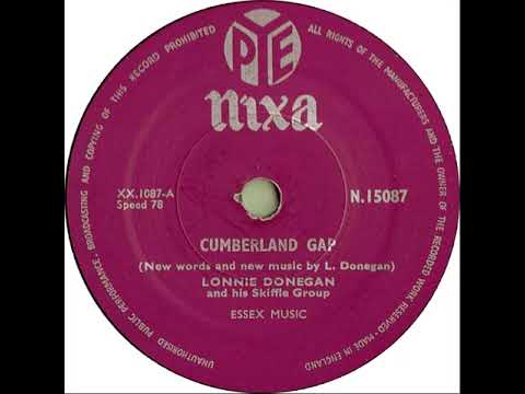 UK New Entry 1957 (48) Lonnie Donegan & His Skiffle Group - Cumberland Gap