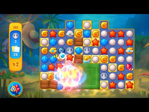 Happy Fishdom Gameplay Atlantis Cup Stage 102 103 so much fun
