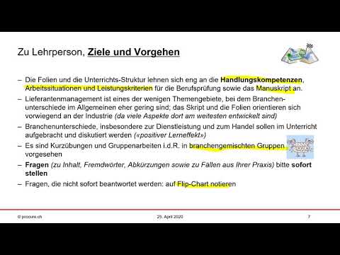 2 1 Lieferantenmanagement verstehen LQM SD 20200425 1 VIDEO