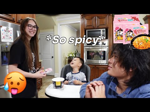 Quang Tries SPICY NOODLES | *chaotic*