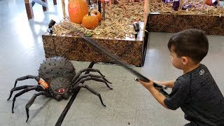 Download lagu Eli vs a Giant Spider Spirit Halloween Adventure... mp3