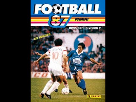 STICKERS PANINI FRENCH CHAMPIONSHIP 1987 RACING PARIS