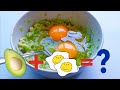 Add 2 Eggs to your Avocado for this Amazing 3 Ingredient Breakfast in 3 minutes! 將2個蛋加到鱷梨中，輕鬆3分