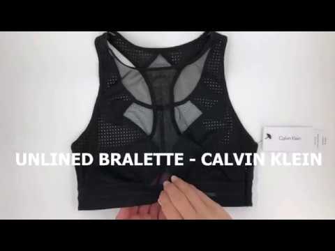 Podprsenka Unlined Bralette QF4490E černá - Calvin Klein