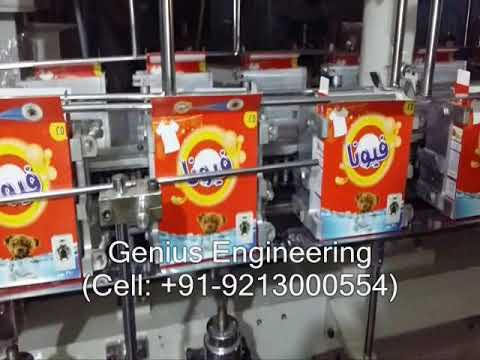 Spray Dried Washing Powder Carton Packing Machine